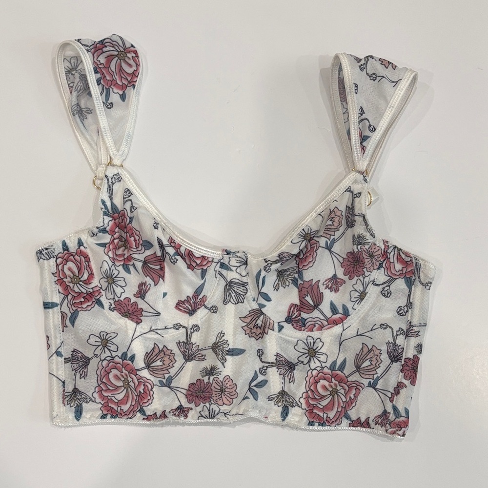 ✨Like New✨Sexy Floral Print Bralette